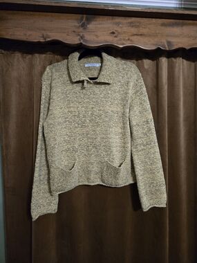 Willow Knit Sweater in Mustard Heather